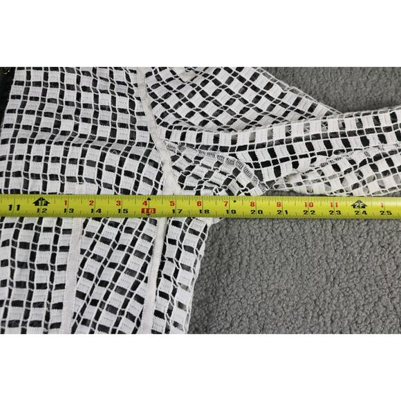 New Anthropologie Beguile x Byron Lars Lace Crochet Peplum Jacket 8 Lined Multi - Picture 10 of 11